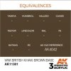 AK Interactive AK11301 WWI British Khaki Brown Base 17ml